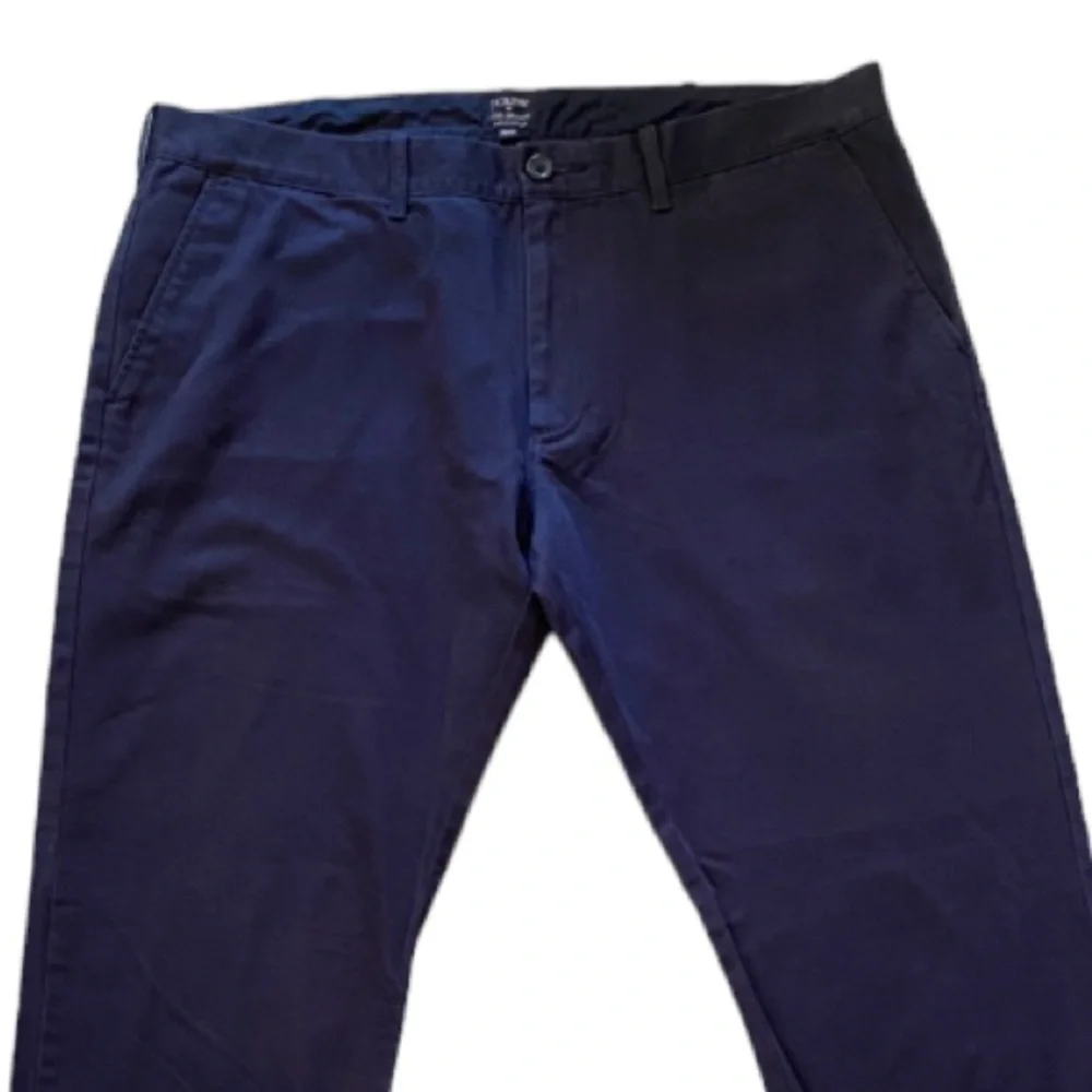 J CREW Men’s “The Driggs” Blue Casual Chino Pants 100% Cotton 36/32